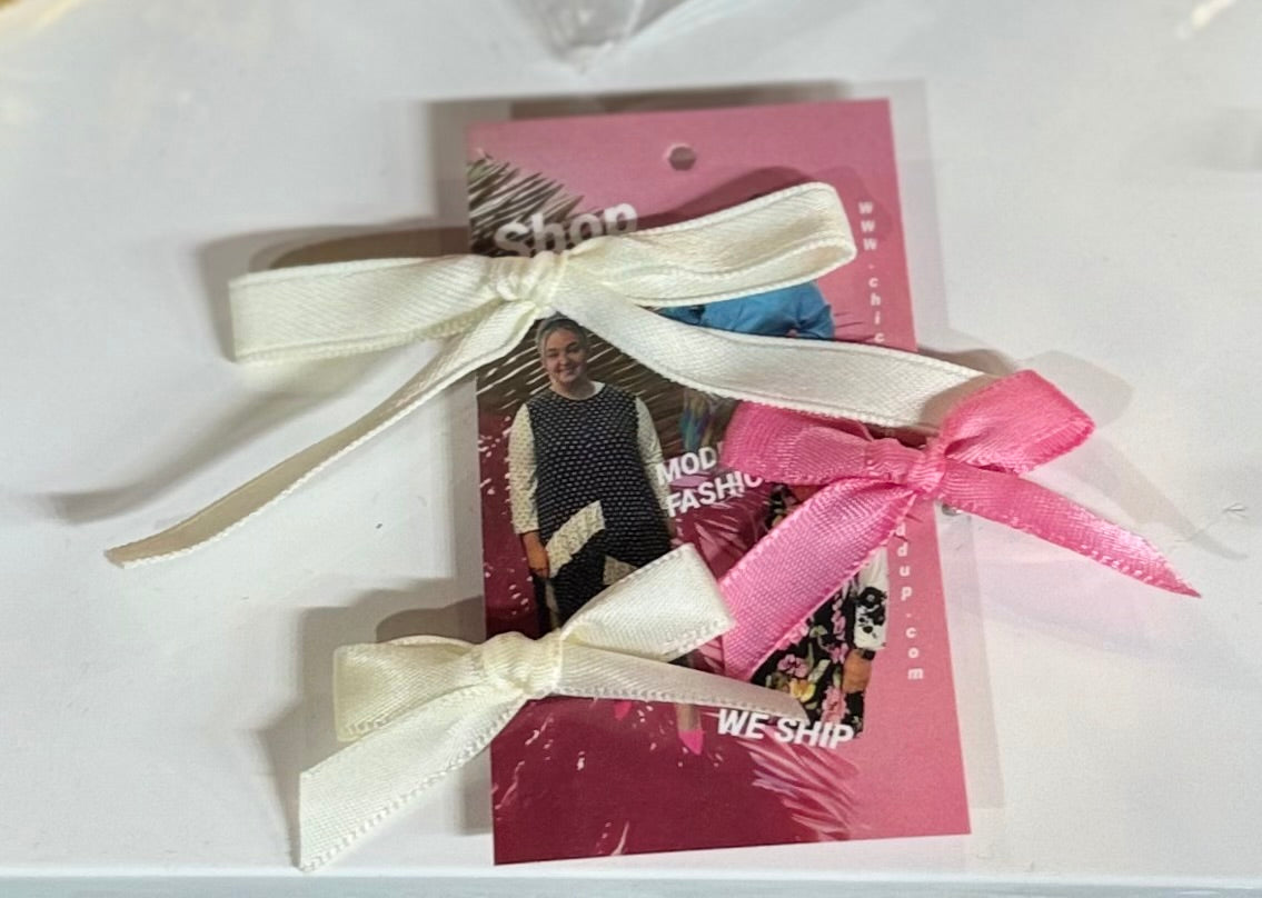 CUTESY BOW CLIPS