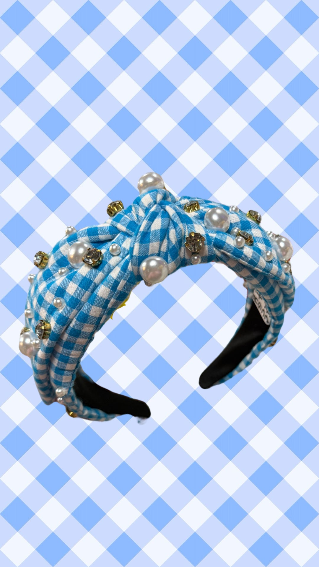 BLUE CHECKED