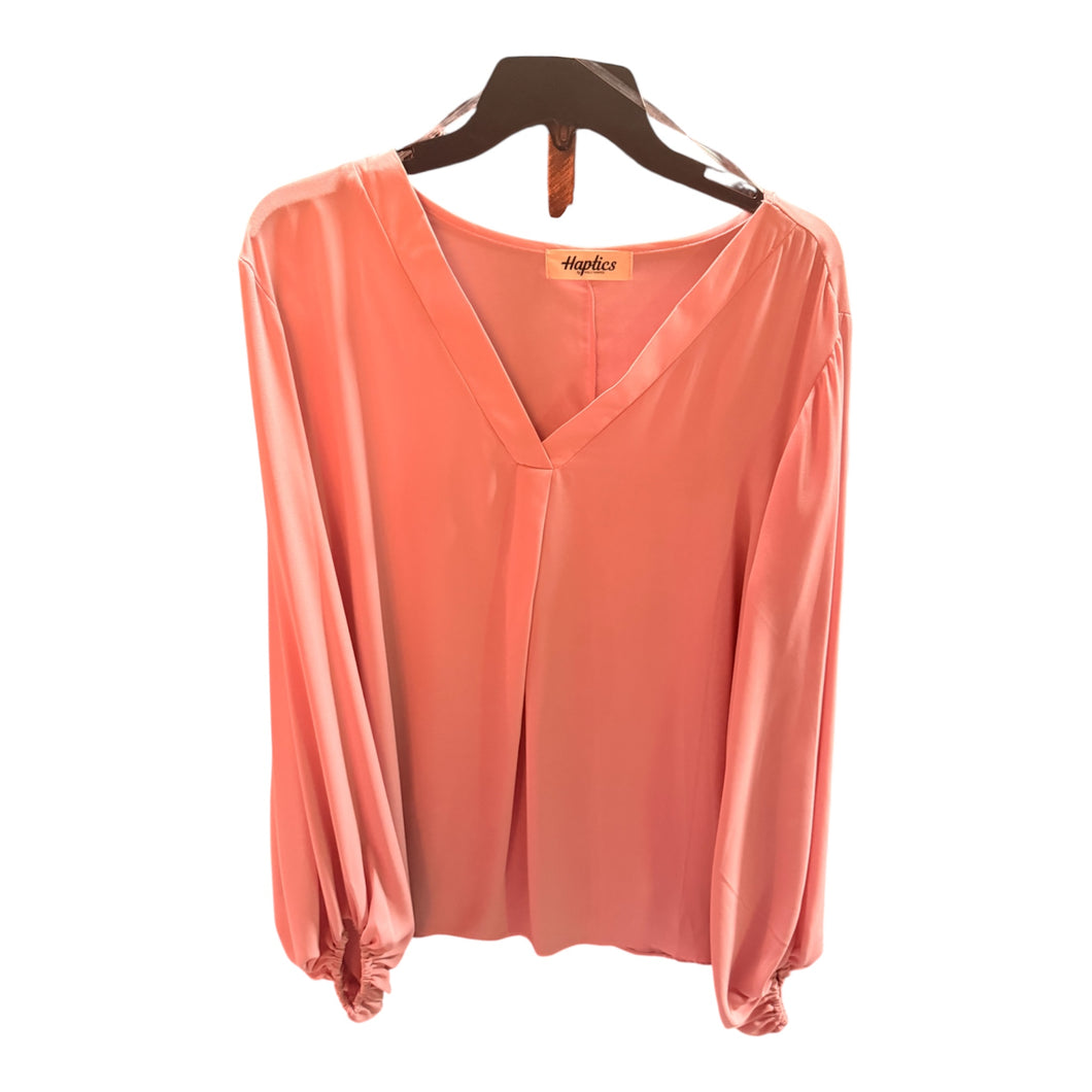 Light Pink Bell Sleeve Top