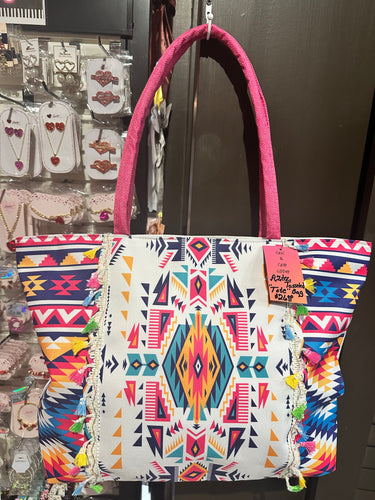 Blue/Pink Aztec