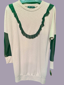 Ruffle & Mesh Clearance Top (2 Options)
