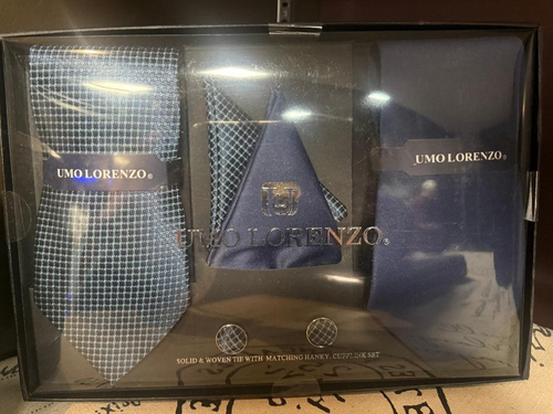 Blue Tie Set