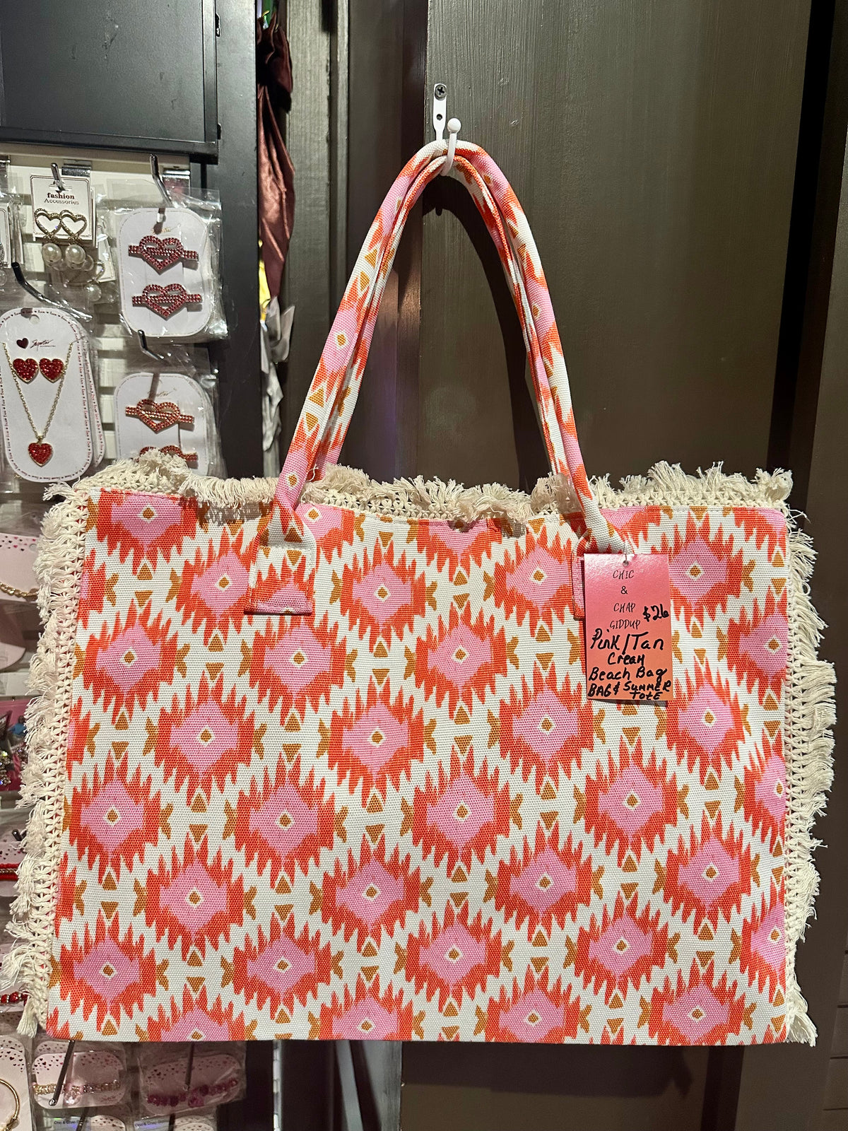 🩷 Aztec Fringe Bag 🤎