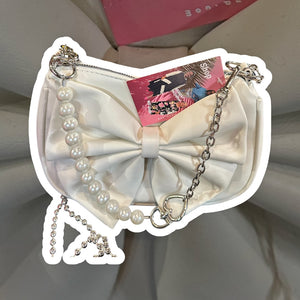 White Bow Bag 🤍🎀