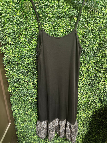 Black Stone Slip Extender Dress