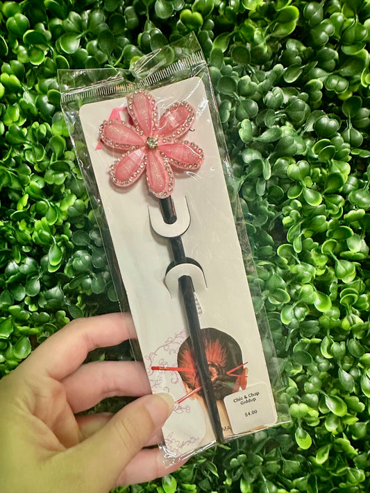 Pink Flower Chopstick