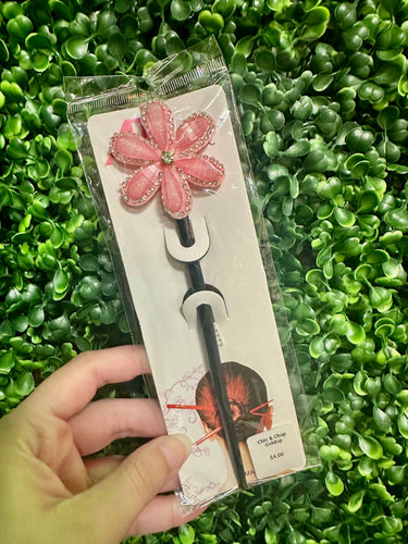 Pink Flower Chopstick