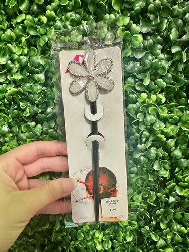 White Flower Chopstick