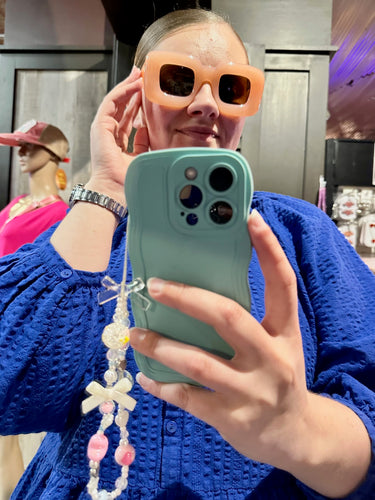 Pink Boxy Square Sunnies