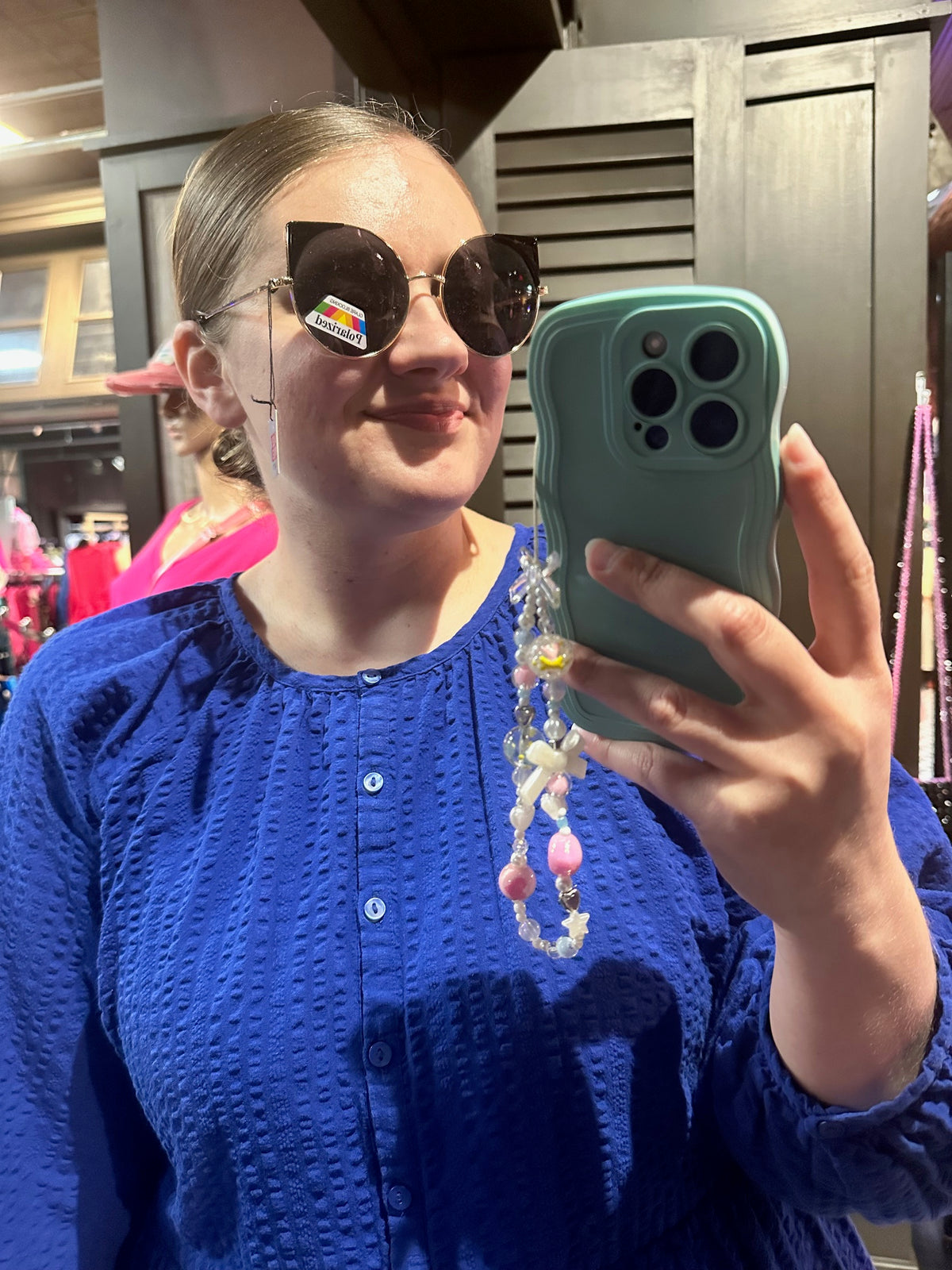 Round Cat Eye Metal Sunnies