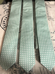 Green Polka Dot Tie