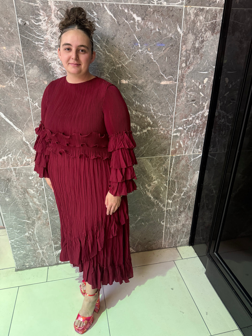Elegant Ruffle Dress