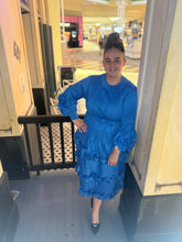 Load image into Gallery viewer, Vibrant Ruffle Tie Dress