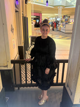 Load image into Gallery viewer, Vibrant Ruffle Tie Dress