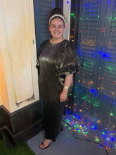 Load image into Gallery viewer, Dazzling Metallic Maxi Dress