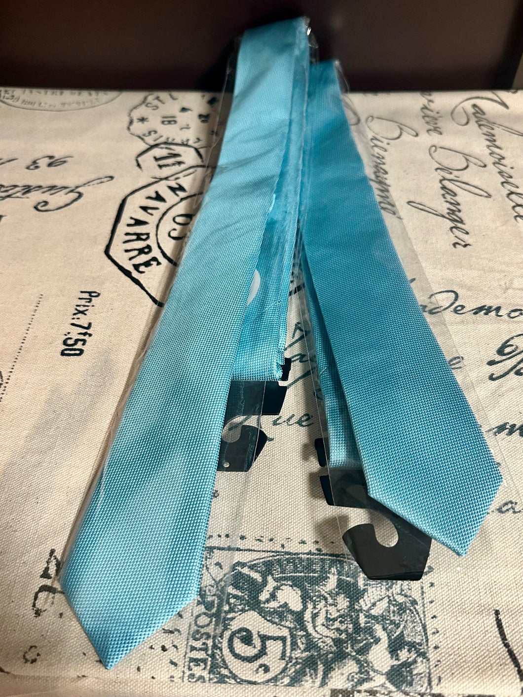Light Blue Squares Tie
