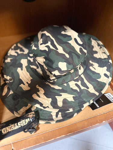 Camo Print Floppy Hat