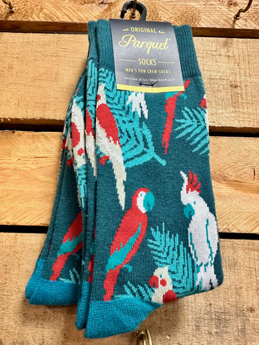 Colorful Bird Fun Socks