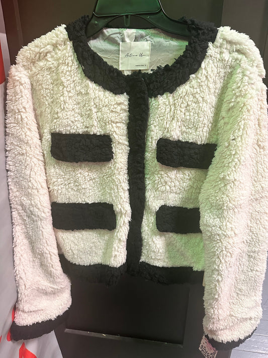Faux Fur Furry Crop Jacket
