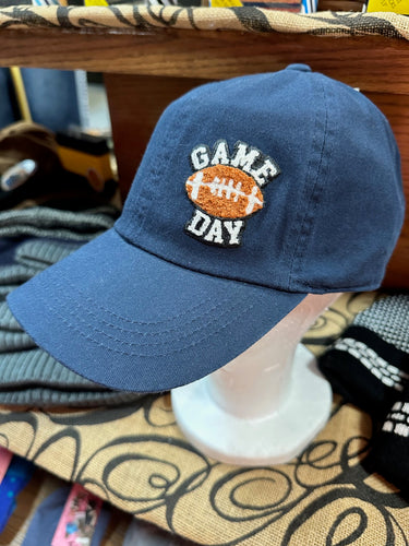 Blue Game Day Football Cap