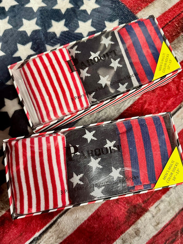 Patriotic 3 Socks Set
