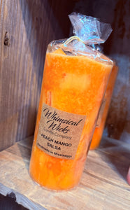 Whimsical Wicks "Peach Mango Salsa" Candle