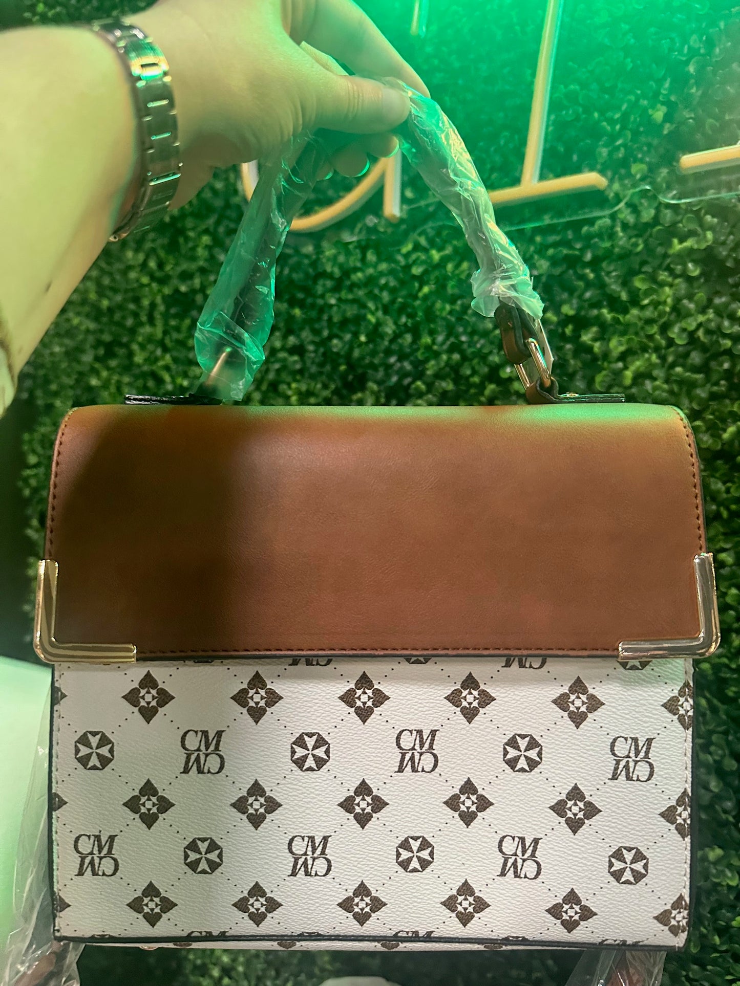 Monogrammed Satchel Purse (2 Options)
