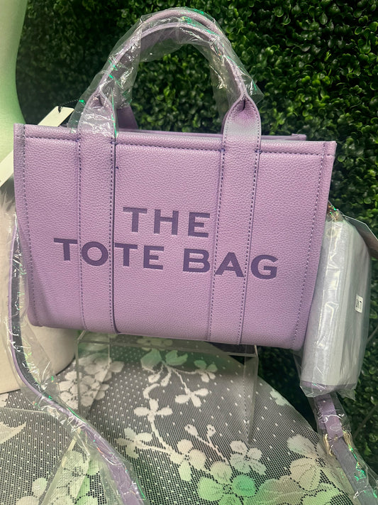 Lavender Purple "The Tote Bag" With Wallet