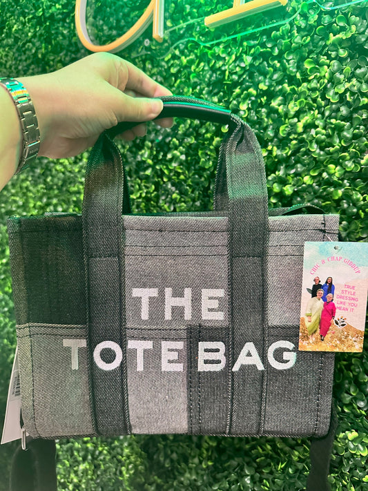 Denim Patchwork Squares "The Tote Bag" (2 Options)