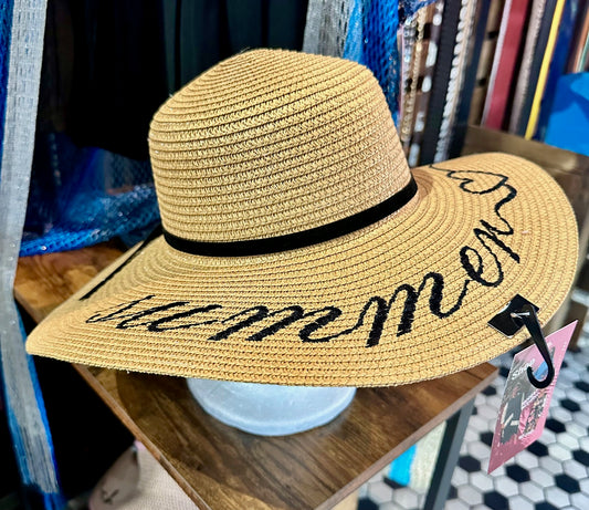 "Summer" Beach Floppy Hat