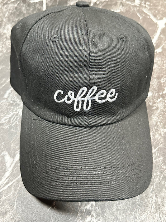 Classic Black "Coffee" Baseball Hat