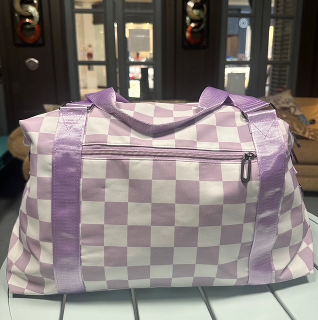 Checkered Travel/Duffle Bag (3 Options)