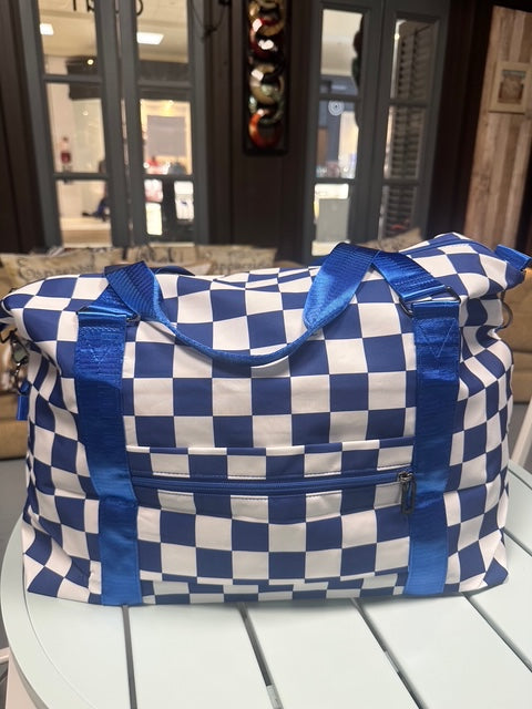 Checkered Travel/Duffle Bag (3 Options)