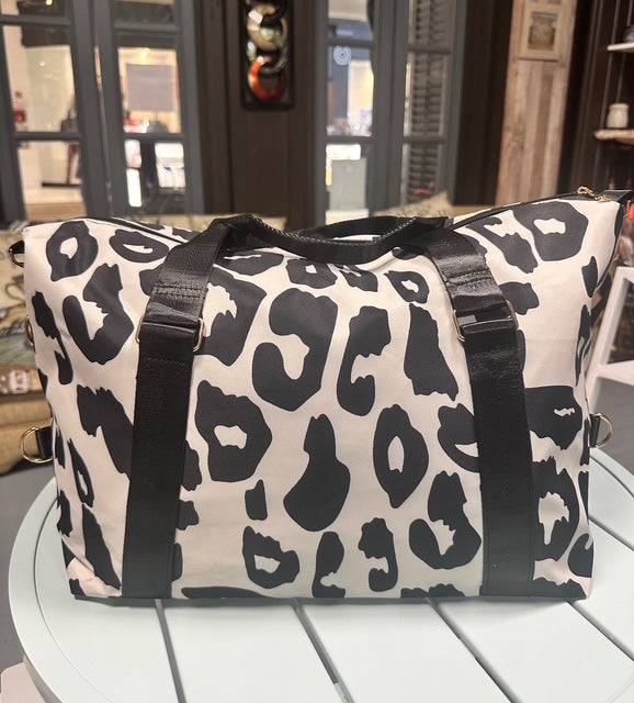 Leopard/Animal Print Travel Duffle Bag (2 Options)