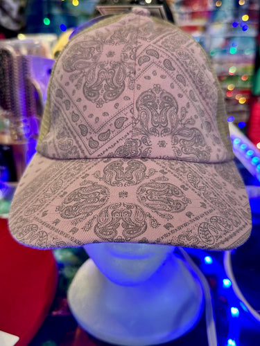 Paisley Print Baseball Hat/Cap