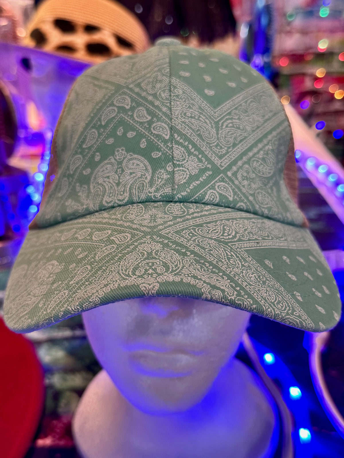 Paisley Print Baseball Hat/Cap