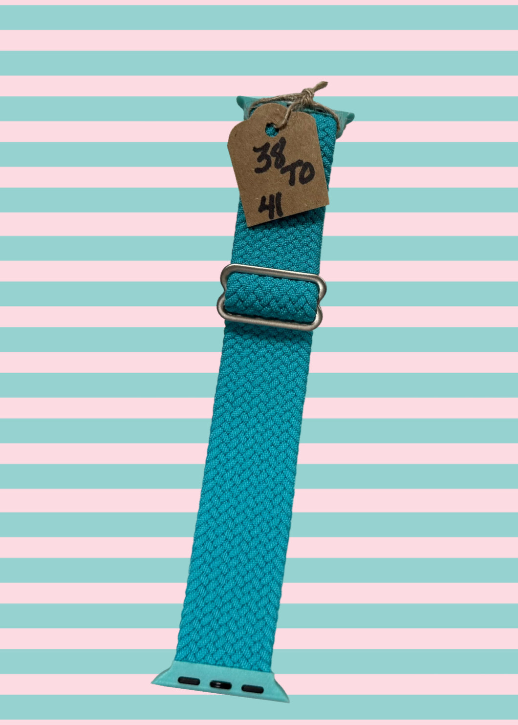 Teal Knit Apple Watch Band