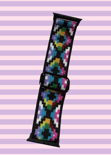 Geometric Bold Striped Apple Watch Band