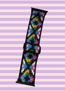 Geometric Bold Striped Apple Watch Band