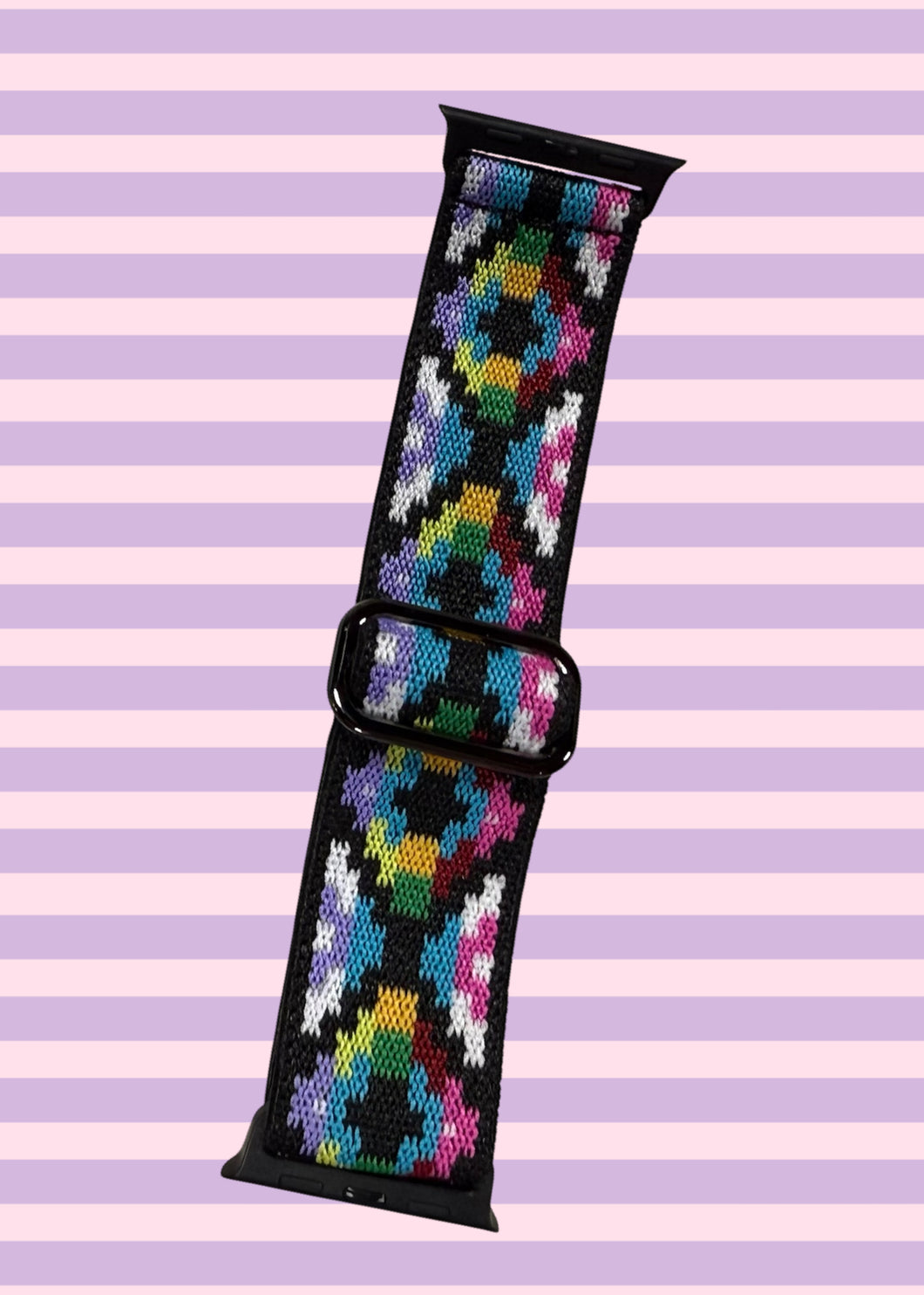 Geometric Bold Striped Apple Watch Band