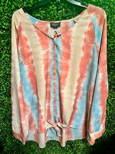 Colorful Tie-Dye Top