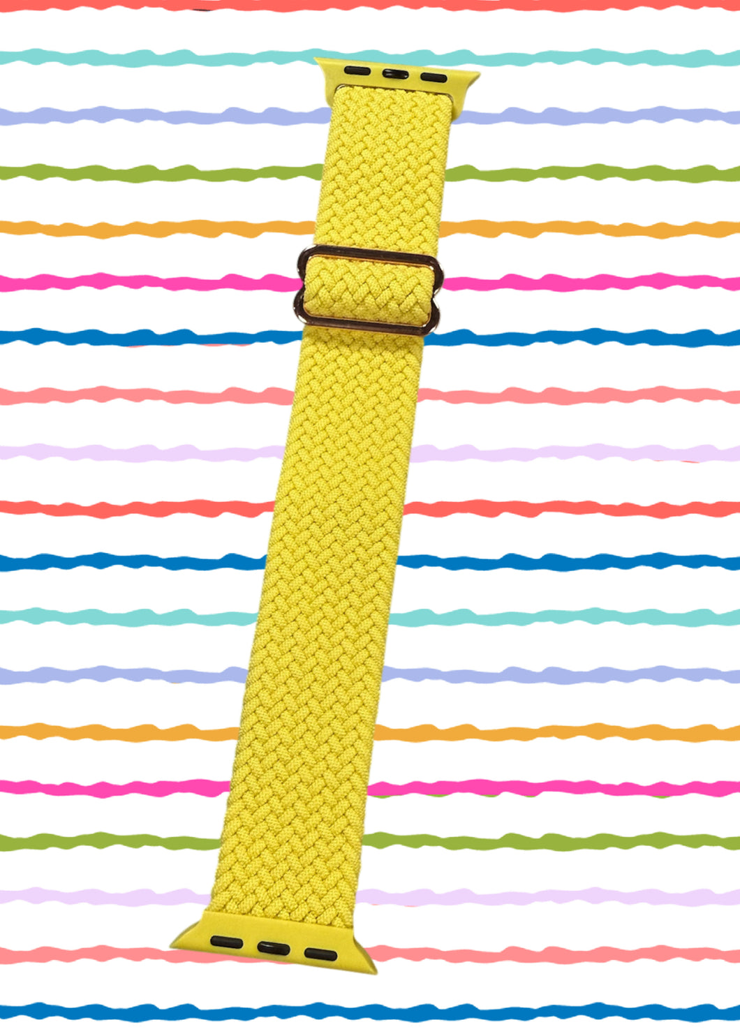 Yellow Knit Apple Watch Band