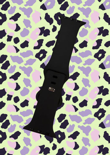 Black Sports Apple Watch Band