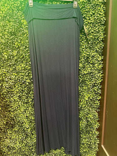 Navy Blue Maxi Skirt