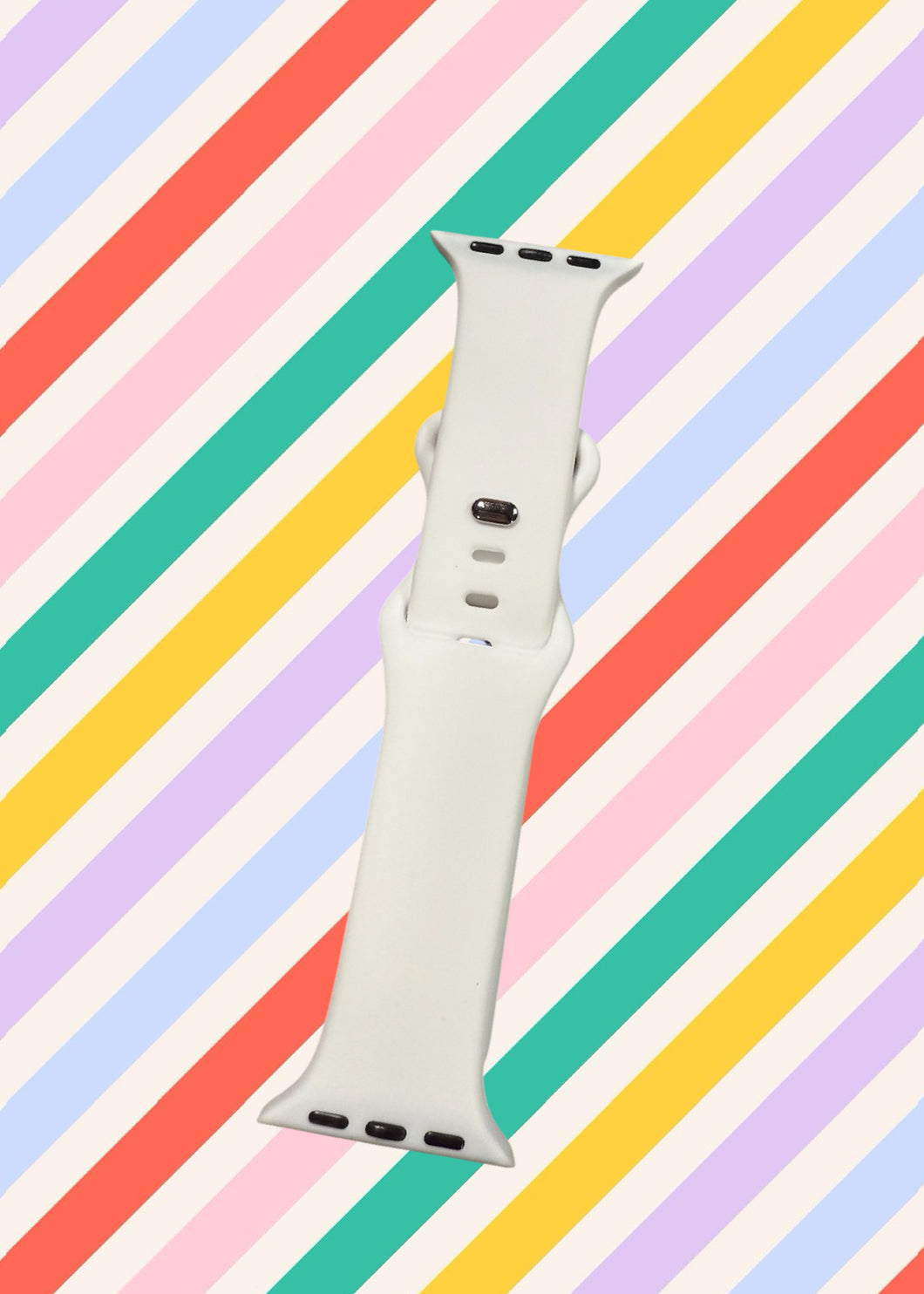White Sports Apple Watch Band