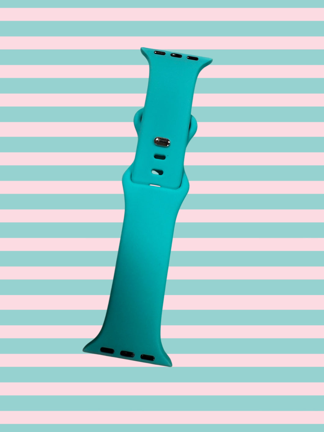 Teal Blue Sports Apple Watch Band