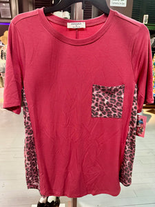 Leopard & Colorful Casual Top