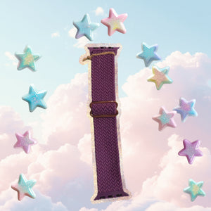 Purple Knit Apple Watch Band
