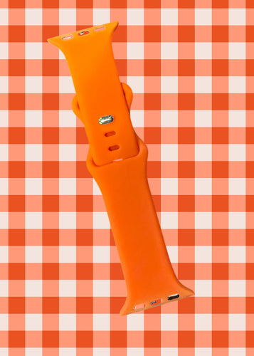 Bright Orange Apple Watch Band