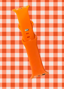 Bright Orange Apple Watch Band